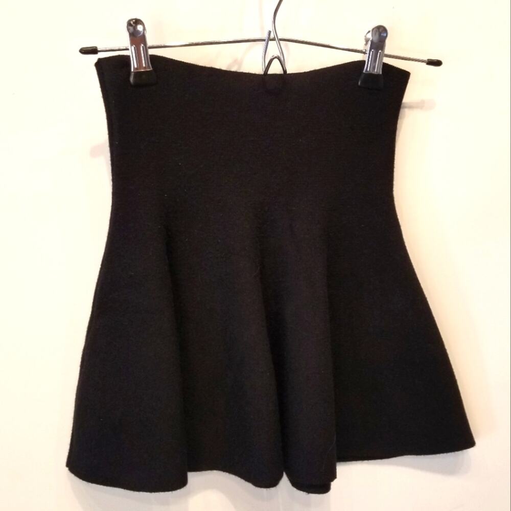 Black Skater's‎ Skirt Stretch Knit Juniors Size XS